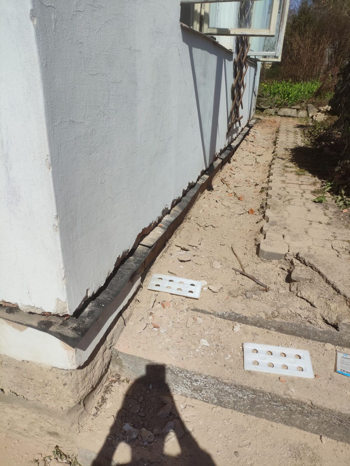 Sanace cihelného zdiva, Sloupnice – Řetězová pila – foto 1